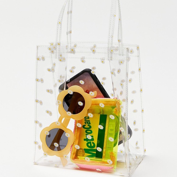 Urban Outfitters Handbags - NWOT Urban Outfitters Printed Clear Mini Tote Bag